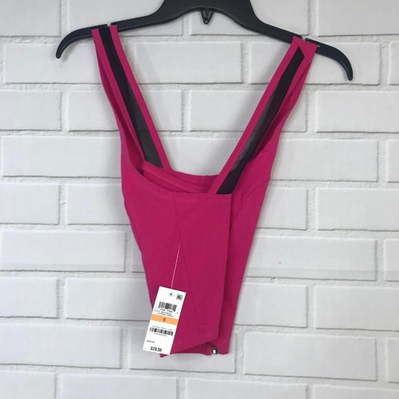 Material Girl Active Juniors Zip Front Crisscross - Picture 5 of 6